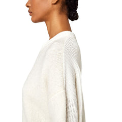 Alpha Studio White Recycled Wool Women Sweater -   -  Alpha Studio.