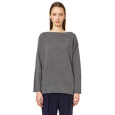 Alpha Studio Gray Cashmere Sweater -   -  Alpha Studio.