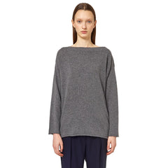 Alpha Studio Gray Cashmere Sweater -   -  Alpha Studio.