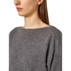 Alpha Studio Gray Cashmere Sweater -   -  Alpha Studio.