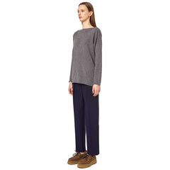 Alpha Studio Gray Cashmere Sweater -   -  Alpha Studio.