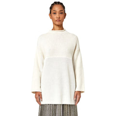Alpha Studio White Recycled Wool Women Sweater -   -  Alpha Studio.