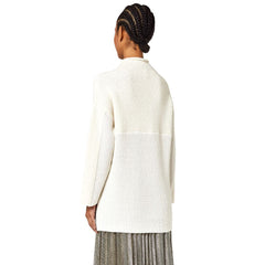 Alpha Studio White Recycled Wool Women Sweater -   -  Alpha Studio.