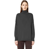 Alpha Studio Gray Silk Sweater -   -  Alpha Studio.