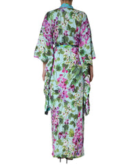 Dolce & Gabbana Multicolor Floral Silk Stretch Wrap Dress -   -  Dolce & Gabbana.