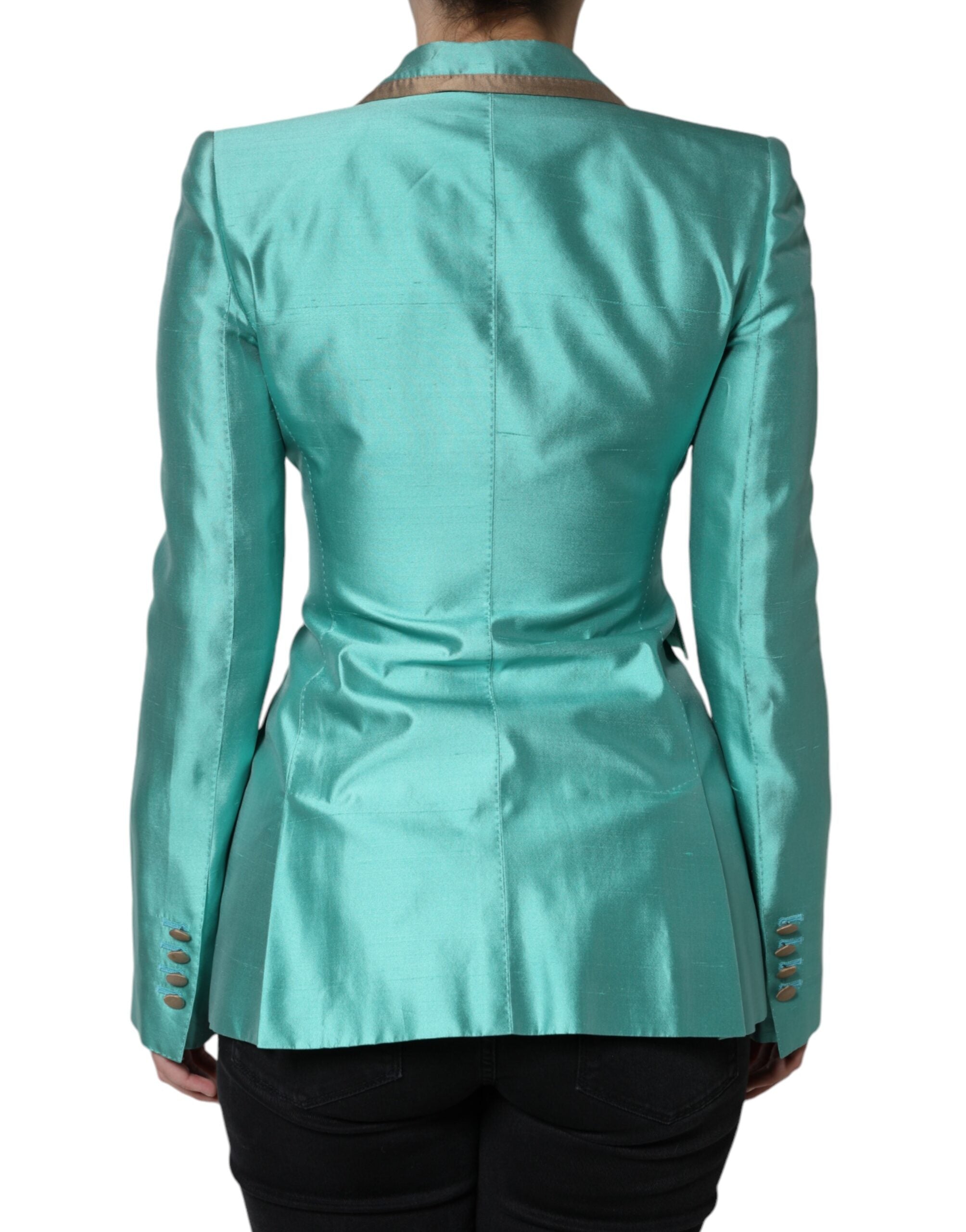 Dolce & Gabbana Metallic Green Single Breasted Blazer Jacket -   -  Dolce & Gabbana. Dolce & Gabbana Metallic Green Single Breasted Blazer Jacket -   -  Dolce & Gabbana.