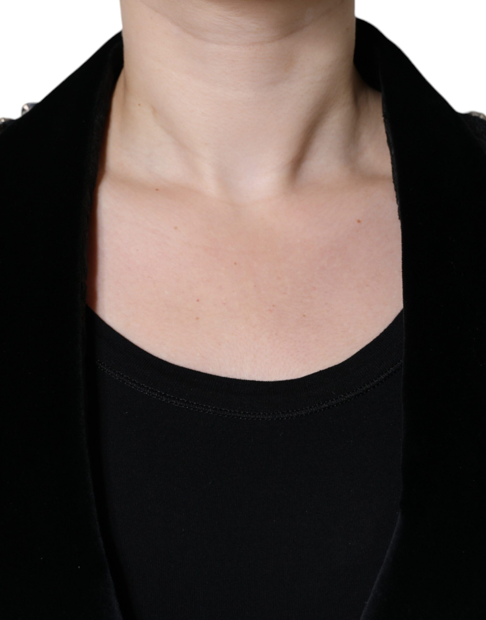 Dolce & Gabbana Black Jacquard Crystal Floral Jacket Blazer -   -  Dolce & Gabbana. Dolce & Gabbana Black Jacquard Crystal Floral Jacket Blazer -   -  Dolce & Gabbana.