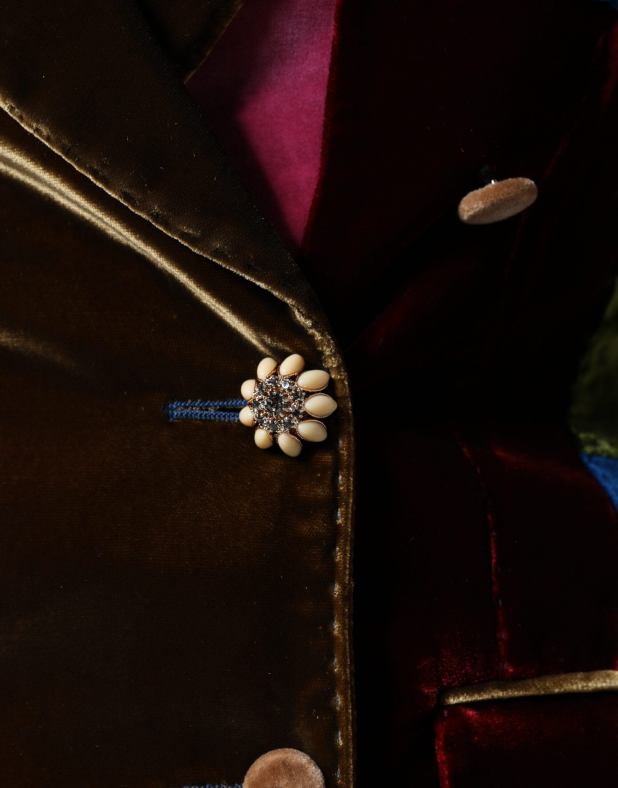 Dolce & Gabbana Multicolor Double Breasted Patchwork Blazer Jacket -   -  Dolce & Gabbana. Dolce & Gabbana Multicolor Double Breasted Patchwork Blazer Jacket -   -  Dolce & Gabbana.