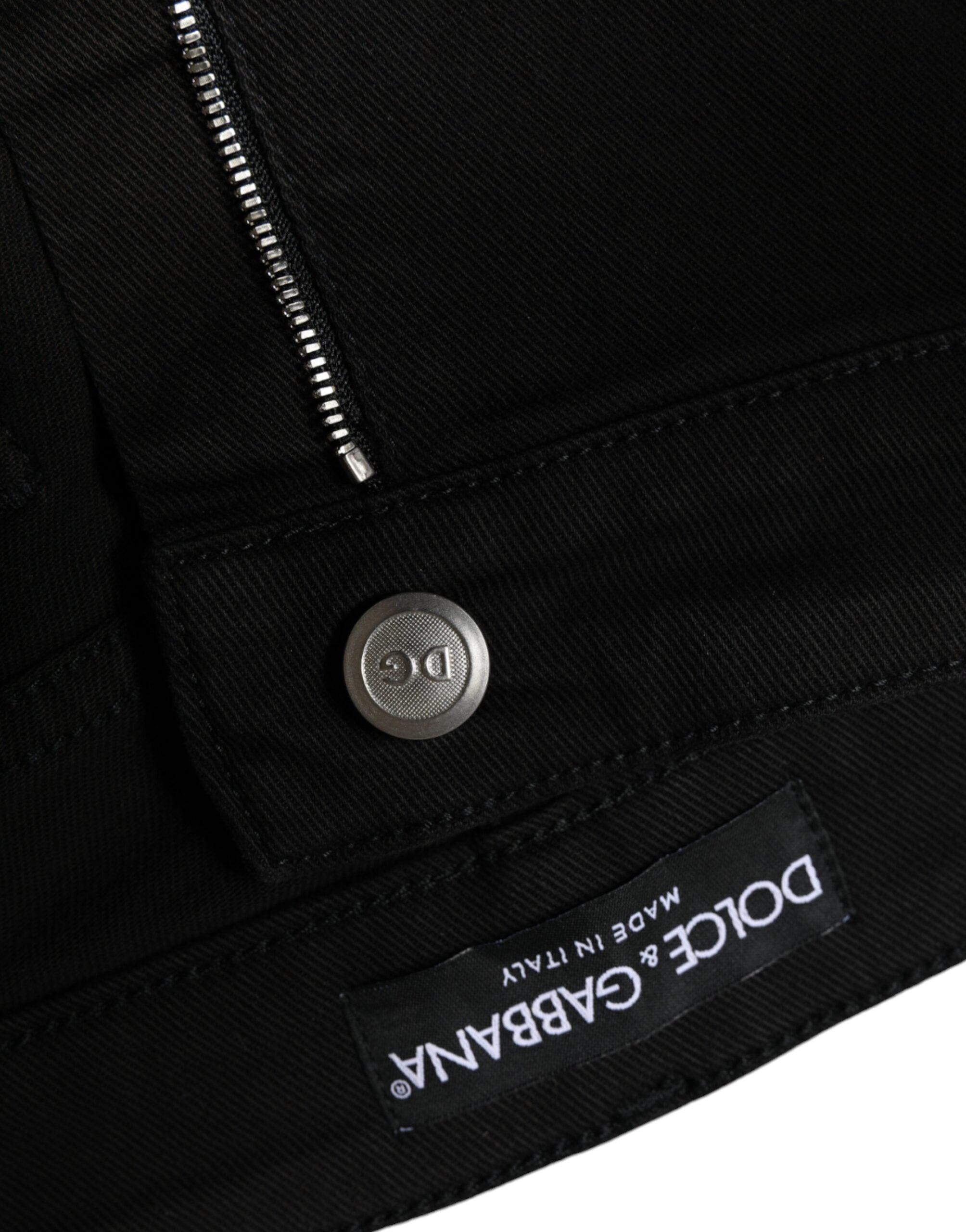 Dolce & Gabbana Black Cotton Stretch Skinny Denim Jeans -   -  Dolce & Gabbana. Dolce & Gabbana Black Cotton Stretch Skinny Denim Jeans -   -  Dolce & Gabbana.