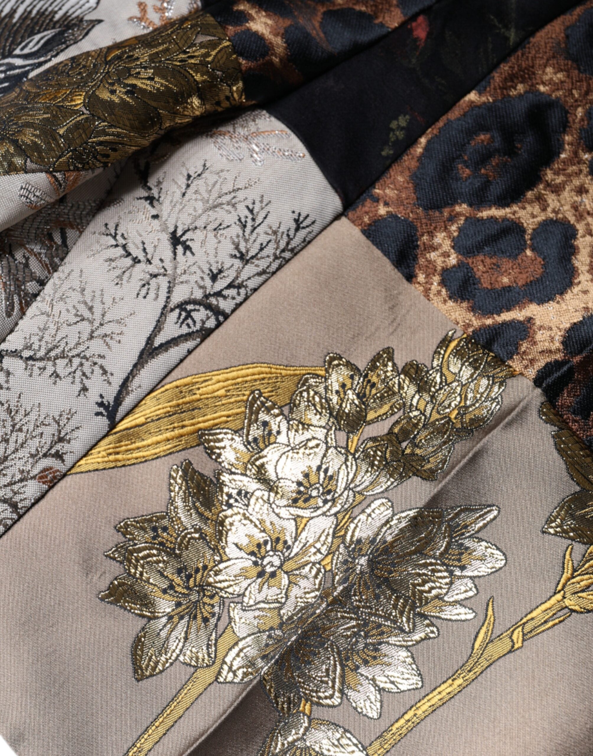 Dolce & Gabbana Multicolor Patchwork Jacquard High Waist Pants -   -  Dolce & Gabbana. Dolce & Gabbana Multicolor Patchwork Jacquard High Waist Pants -   -  Dolce & Gabbana.