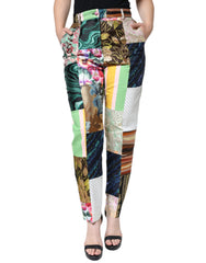 Dolce & Gabbana Multicolor Patchwork Jacquard High Waist Pants -   -  Dolce & Gabbana.