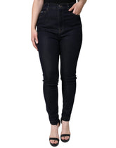 Dolce & Gabbana Black GRACE High Waist Skinny Denim Jeans -   -  Dolce & Gabbana.