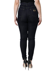 Dolce & Gabbana Black GRACE High Waist Skinny Denim Jeans -   -  Dolce & Gabbana.