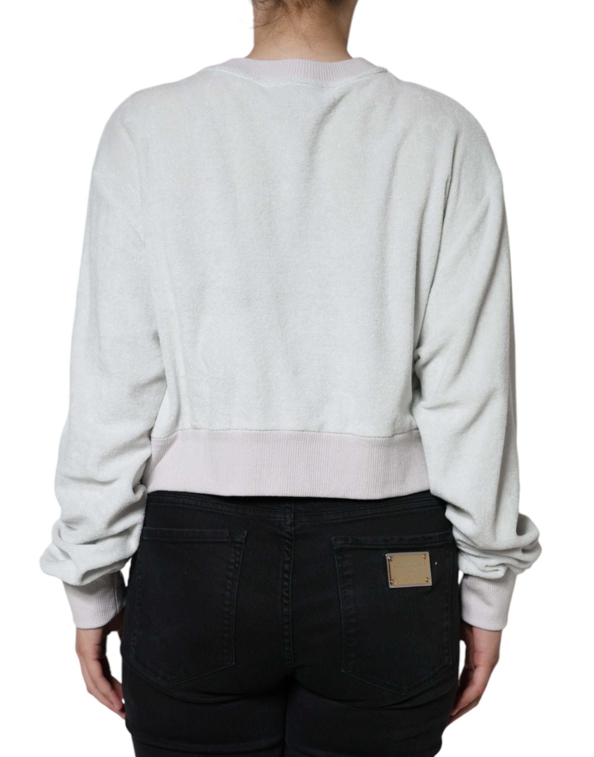 Dolce & Gabbana White Nylon Stretch Crew Neck Pullover Sweater -   -  Dolce & Gabbana. Dolce & Gabbana White Nylon Stretch Crew Neck Pullover Sweater -   -  Dolce & Gabbana.