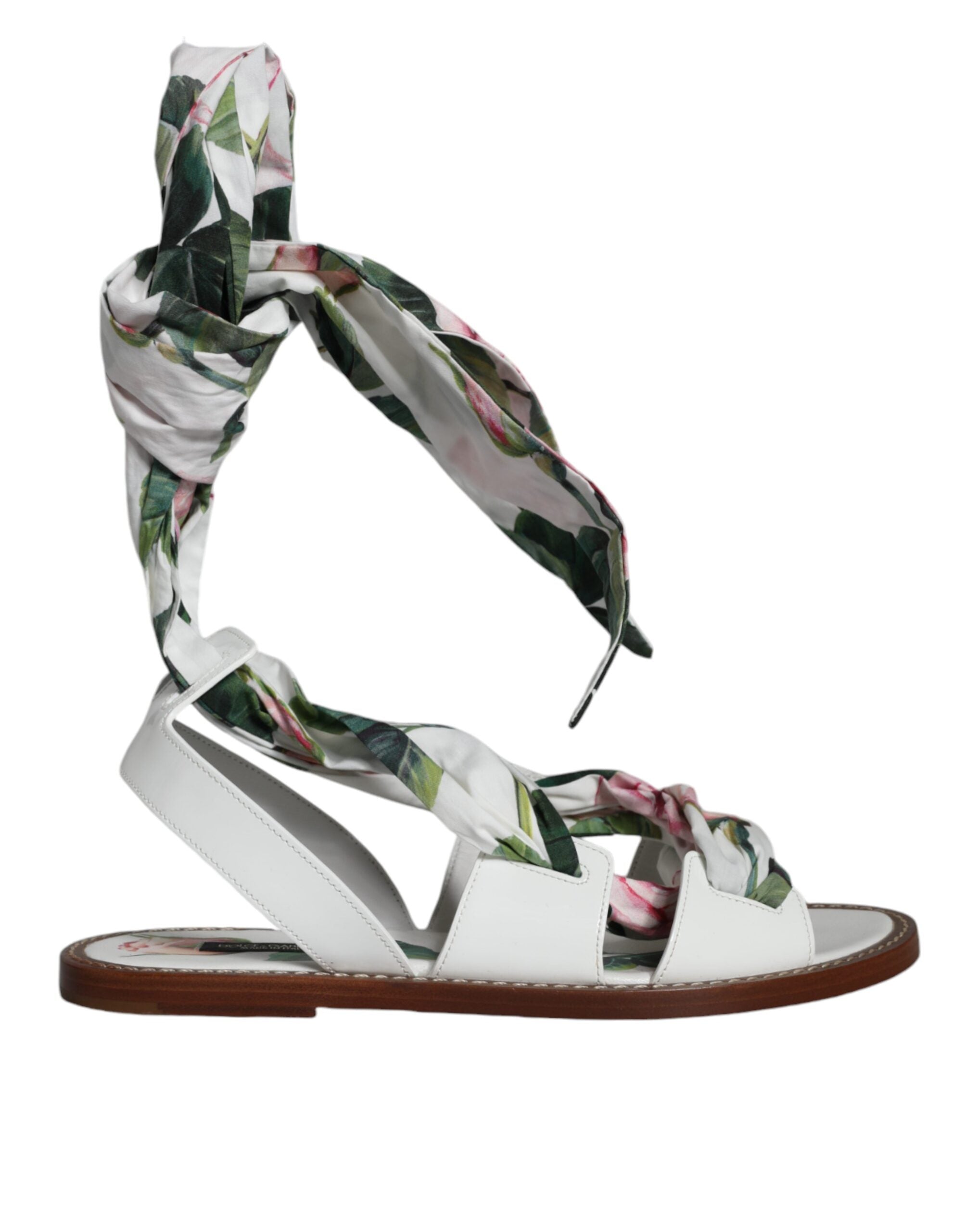 Dolce & Gabbana Multicolor Floral Print Ankle Wrap Sandals Shoes -   -  Dolce & Gabbana. Dolce & Gabbana Multicolor Floral Print Ankle Wrap Sandals Shoes -   -  Dolce & Gabbana.