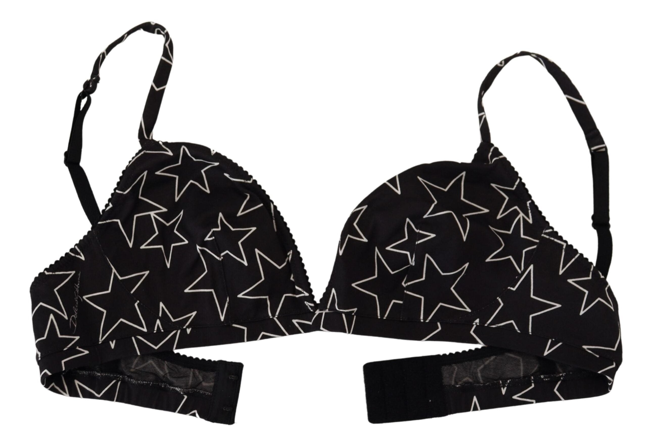 Dolce & Gabbana Black Millennials Star Non Wire Cotton Bra Underwear -   -  Dolce & Gabbana. Dolce & Gabbana Black Millennials Star Non Wire Cotton Bra Underwear -   -  Dolce & Gabbana.
