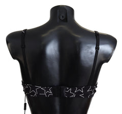 Dolce & Gabbana Black Millennials Star Non Wire Cotton Bra Underwear -   -  Dolce & Gabbana.