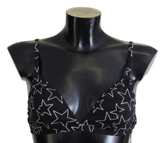 Dolce & Gabbana Black Millennials Star Non Wire Cotton Bra Underwear -   -  Dolce & Gabbana.