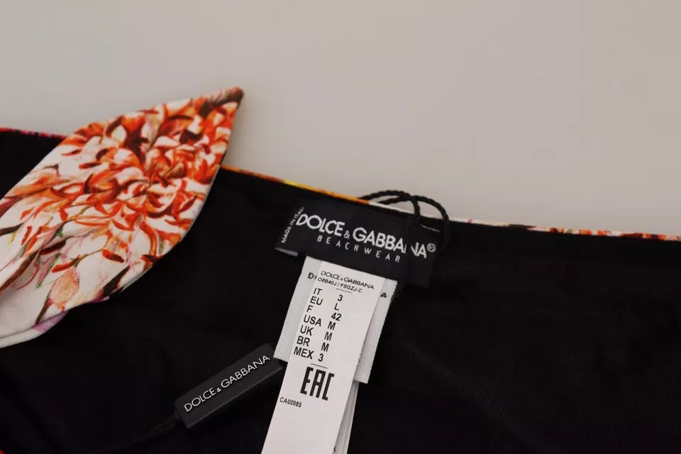 Dolce & Gabbana Black Floral Print Swimsuit Bikini Bottom Swimwear -   -  Dolce & Gabbana. Dolce & Gabbana Black Floral Print Swimsuit Bikini Bottom Swimwear -   -  Dolce & Gabbana.