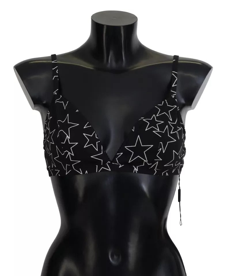 Dolce & Gabbana Black Millennials Star Non Wire Cotton Bra Underwear -   -  Dolce & Gabbana. Dolce & Gabbana Black Millennials Star Non Wire Cotton Bra Underwear -   -  Dolce & Gabbana.