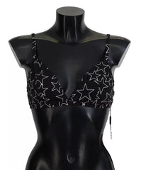 Dolce & Gabbana Black Millennials Star Non Wire Cotton Bra Underwear -   -  Dolce & Gabbana.