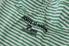 Dolce & Gabbana White Green Stripes One Piece Beachwear Swimwear -   -  Dolce & Gabbana.