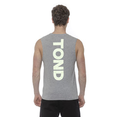 Tond Gray Cotton Men Tank Top -   -  Tond.