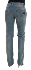Costume National Blue Wash Cotton Classic Jeans -   -  Costume National.