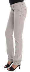 Costume National Gray Wash Cotton Slim Jeans -   -  Costume National.