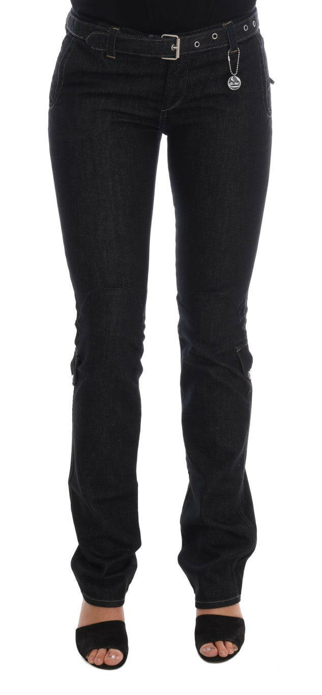 Costume National Blue Cotton Stretch Slim Fit Jeans -   -  Costume National.