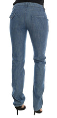 Costume National Blue Wash Cotton Slim Denim Jeans -   -  Costume National.