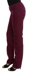 Costume National Red Wash Cotton Stretch Denim Jeans -   -  Costume National.