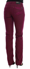 Costume National Red Wash Cotton Stretch Denim Jeans -   -  Costume National.