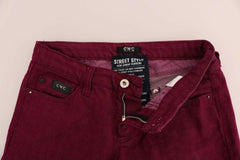 Costume National Red Wash Cotton Stretch Denim Jeans -   -  Costume National.