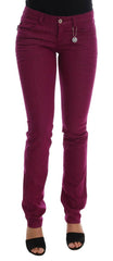 Costume National Purple Cotton Stretch Slim Denim Jeans -   -  Costume National.
