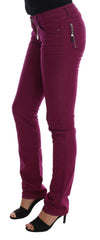 Costume National Purple Cotton Stretch Slim Denim Jeans -   -  Costume National.