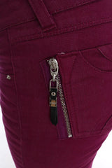 Costume National Purple Cotton Stretch Slim Denim Jeans -   -  Costume National.