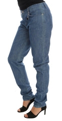 Costume National Blue Wash Cotton Boyfriend Fit Jeans -   -  Costume National.