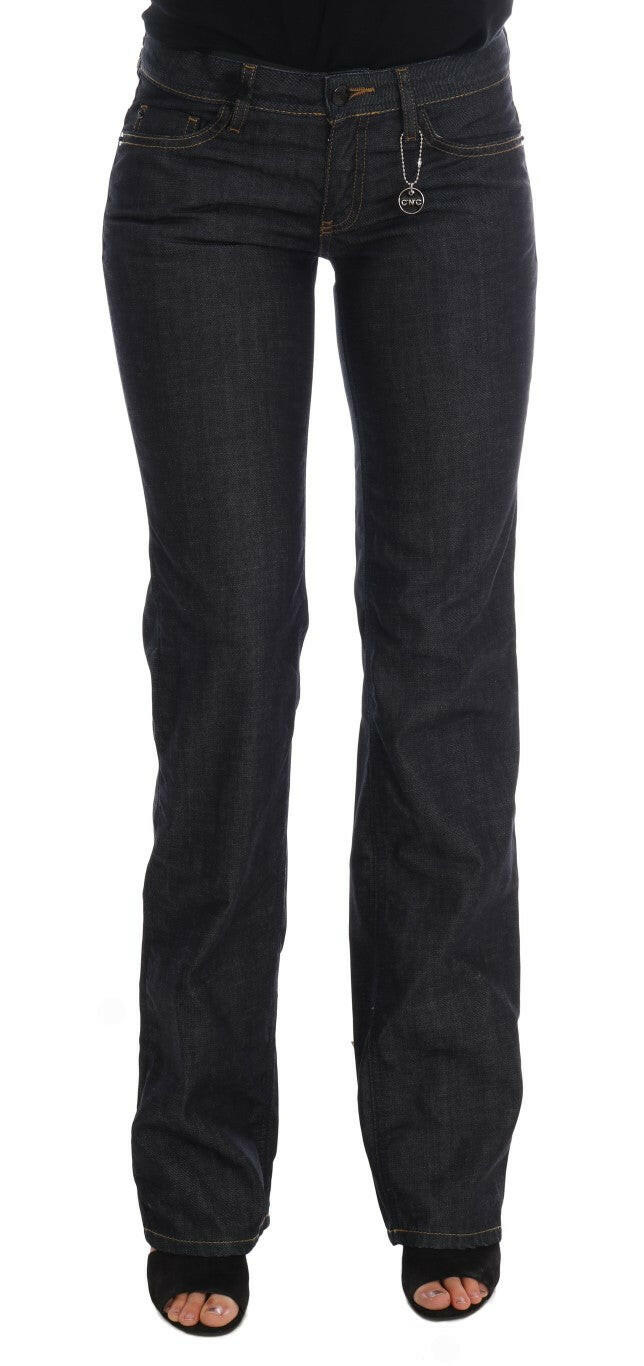 Costume National Dark Blue Cotton Classic Fit Jeans -   -  Costume National.