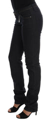 Costume National Blue Cotton Stretch Slim Fit Jeans -   -  Costume National.