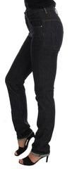 Costume National Blue Cotton Stretch Slim Fit Jeans -   -  Costume National.