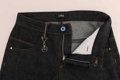Costume National Blue Cotton Stretch Slim Fit Jeans -   -  Costume National.