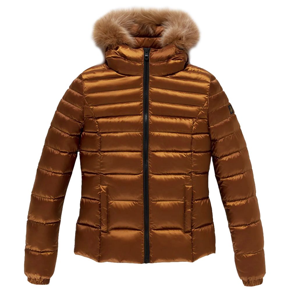 Refrigiwear Orange Nylon Women Jacket -   -  Refrigiwear.