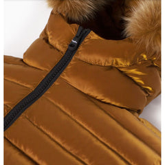 Refrigiwear Orange Nylon Women Jacket -   -  Refrigiwear.