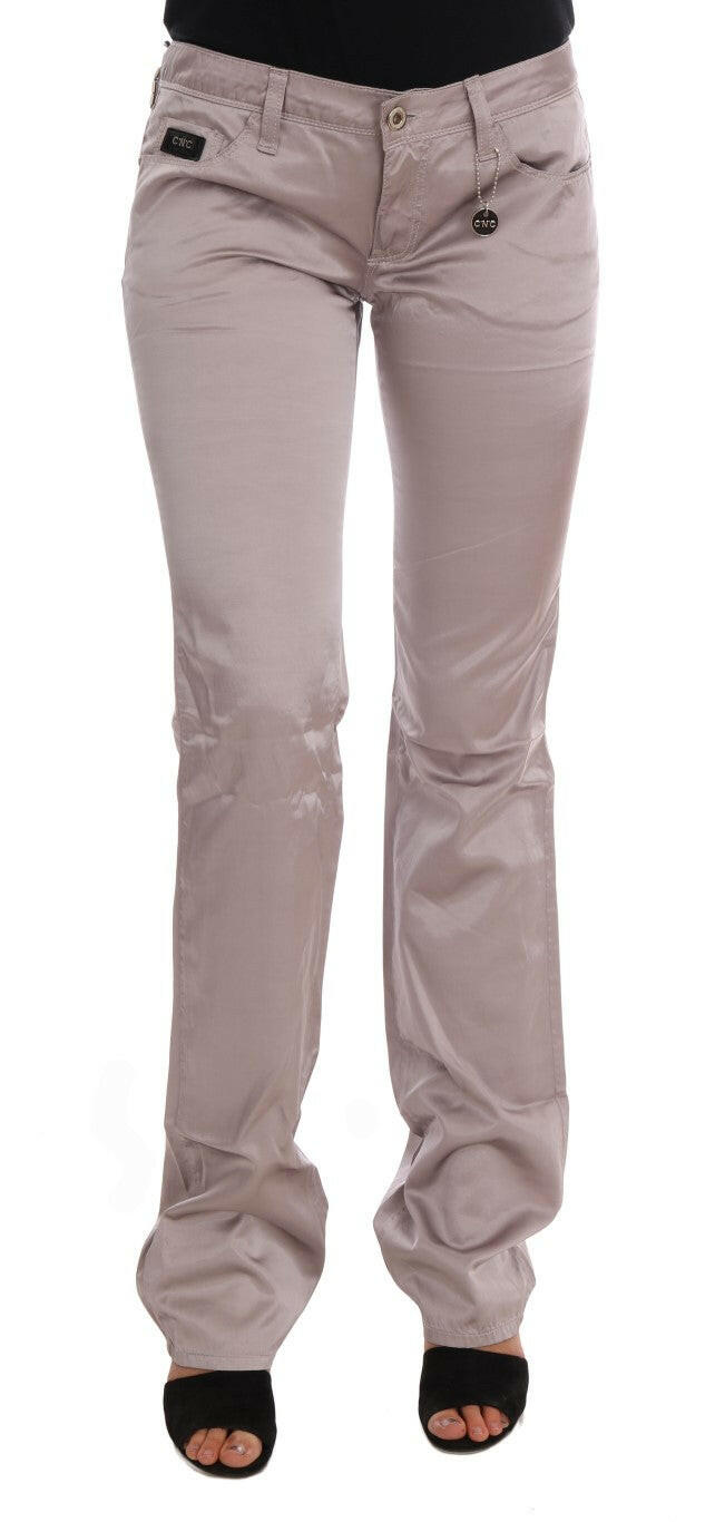Costume National Beige Cotton Slim Fit Jeans -   -  Costume National.