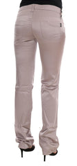 Costume National Beige Cotton Slim Fit Jeans -   -  Costume National.