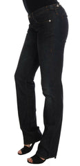 Costume National Dark Blue Cotton Slim Fit Jeans -   -  Costume National.