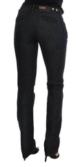 Costume National Dark Blue Cotton Slim Fit Jeans -   -  Costume National.