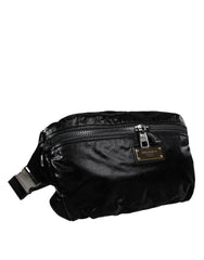 Dolce & Gabbana Black Nylon Fabric Belt Waist Fanny Pack Bag - Luxury Belt Bag for Women - Dolce & Gabbana.