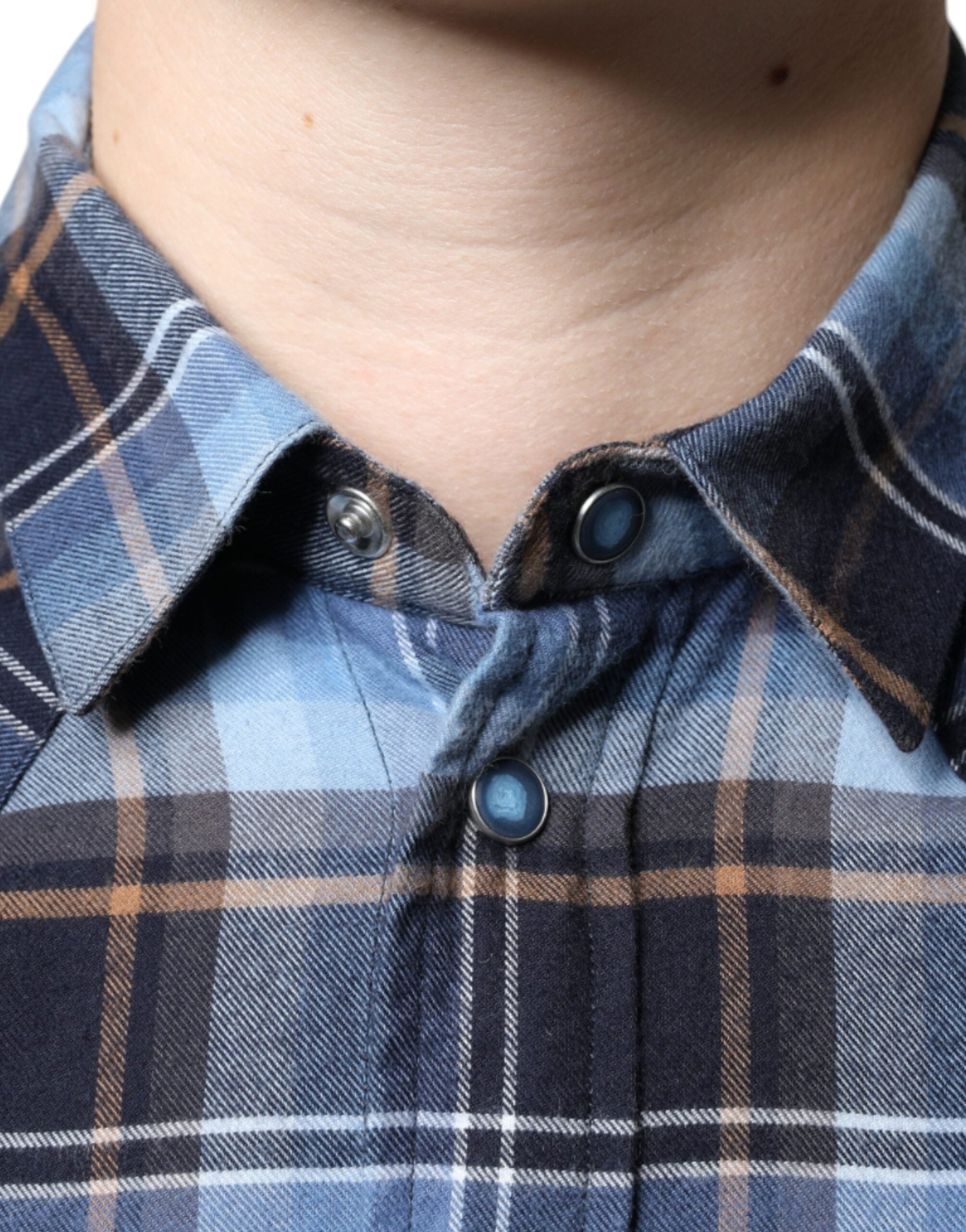 Dolce & Gabbana Multicolor Checkered Paradiso Patch Slim Fit Shirt -   -  Dolce & Gabbana. Dolce & Gabbana Multicolor Checkered Paradiso Patch Slim Fit Shirt -   -  Dolce & Gabbana.